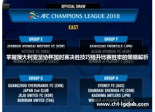 掌握澳大利亚足协杯加时赛决胜技巧提升比赛胜率的策略解析 掌握澳大利亚足协杯加时赛决胜技巧提升比赛胜率的策略解析